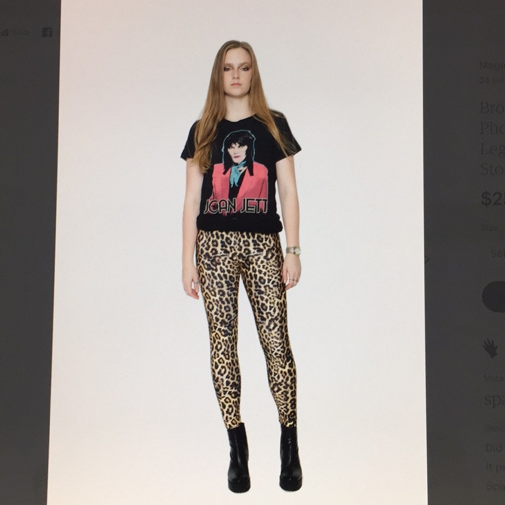 Leopard animal print women’s leggings